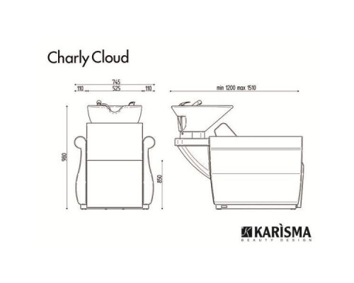 Мойка парикмахерская CHARLY CLOUD RELAX