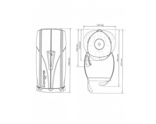 Солярий Luxura V7 Ultra intensive